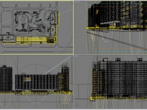 3d building 172 Model 3D