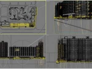 3डी बिल्डिंग 172 3D मॉडल