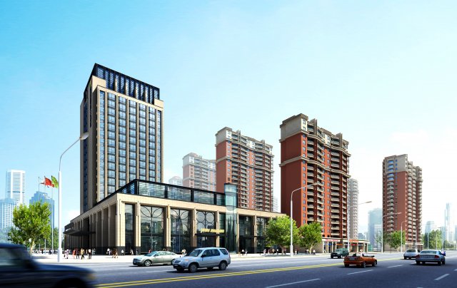 3d building 173 Model 3D .c4d .max .obj .3ds .fbx .stl .blend