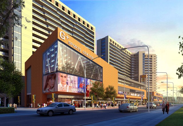 3d building 174 3D Model .c4d .max .obj .3ds .fbx .stl .blend 