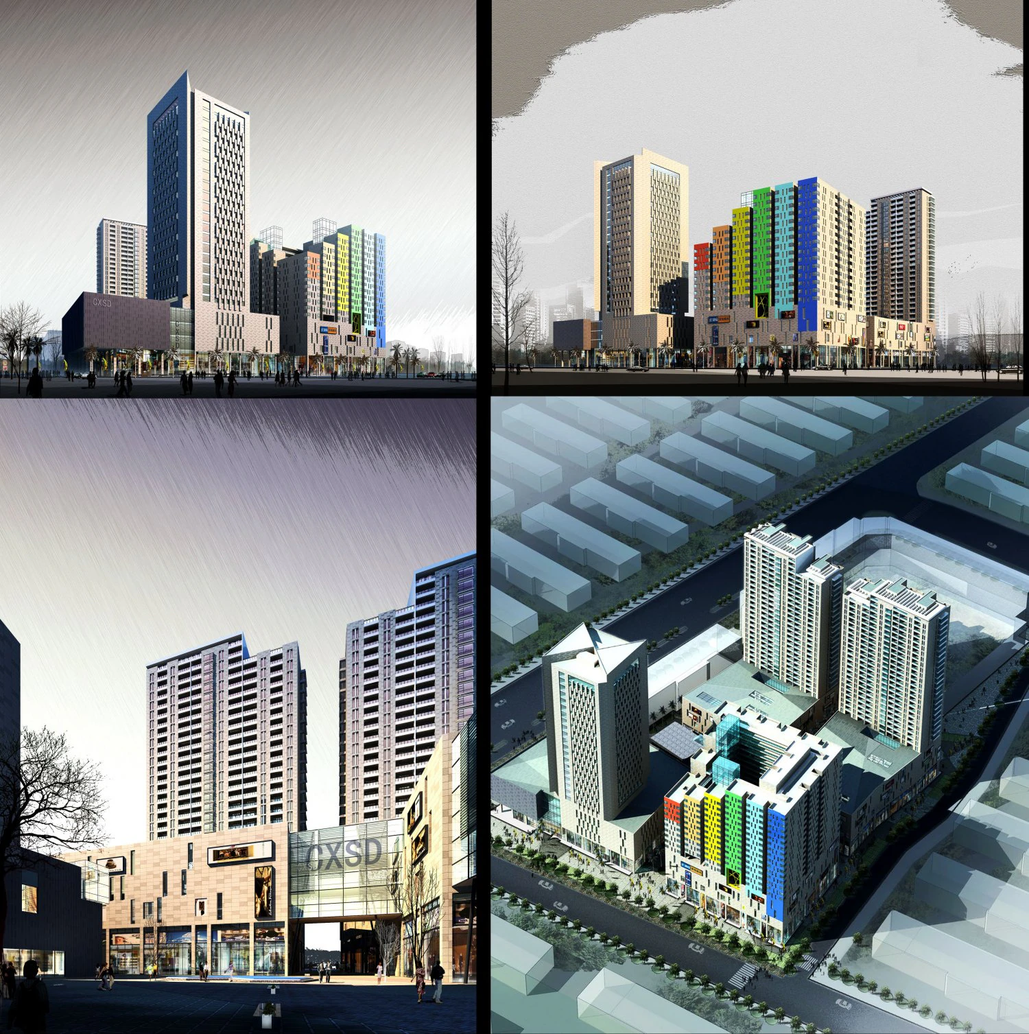 3d building 175 3D Model .c4d .max .obj .3ds .fbx .stl .blend 