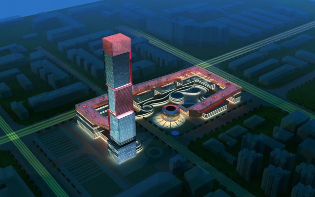 3d building 179 3D Model .c4d .max .obj .3ds .fbx .stl .blend 