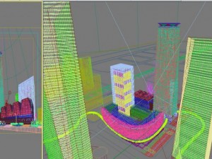3d building 180 3D 모델