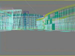 3d building 202 3D Model