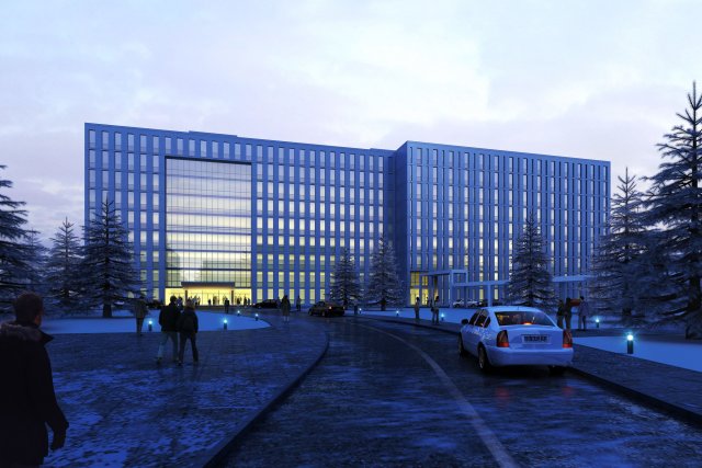 3d building 204 3D Model .c4d .max .obj .3ds .fbx .stl .blend 