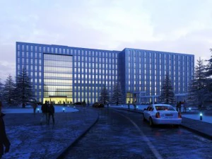 3d building 204 3D Model