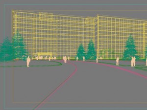 3d building 204 3D Model