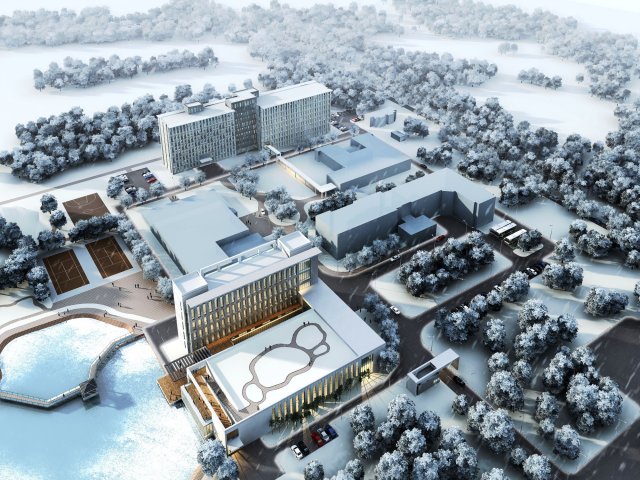 3d building 205 3D Model .c4d .max .obj .3ds .fbx .stl .blend 
