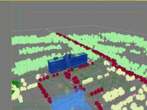 3d building 205 3D Model