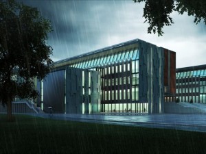 3d building 208 3D Model