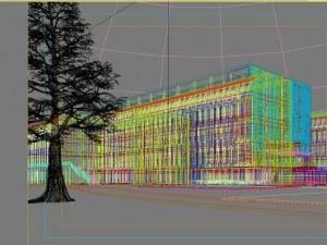 3d building 208 3D Model