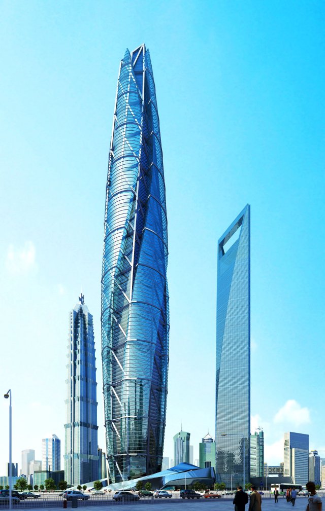 3d building 209 3D Модель .c4d .max .obj .3ds .fbx .stl .blend 