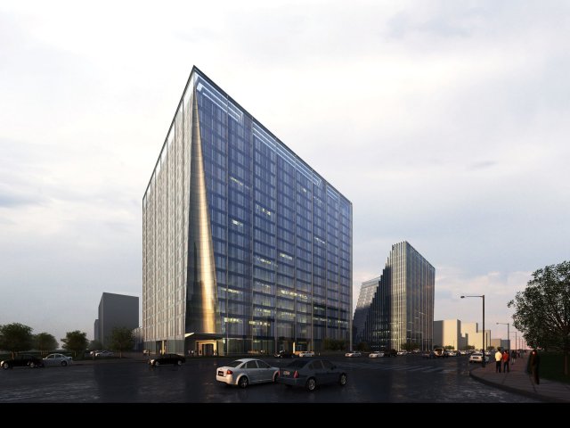 3d building 211 3D Model .c4d .max .obj .3ds .fbx .stl .blend 