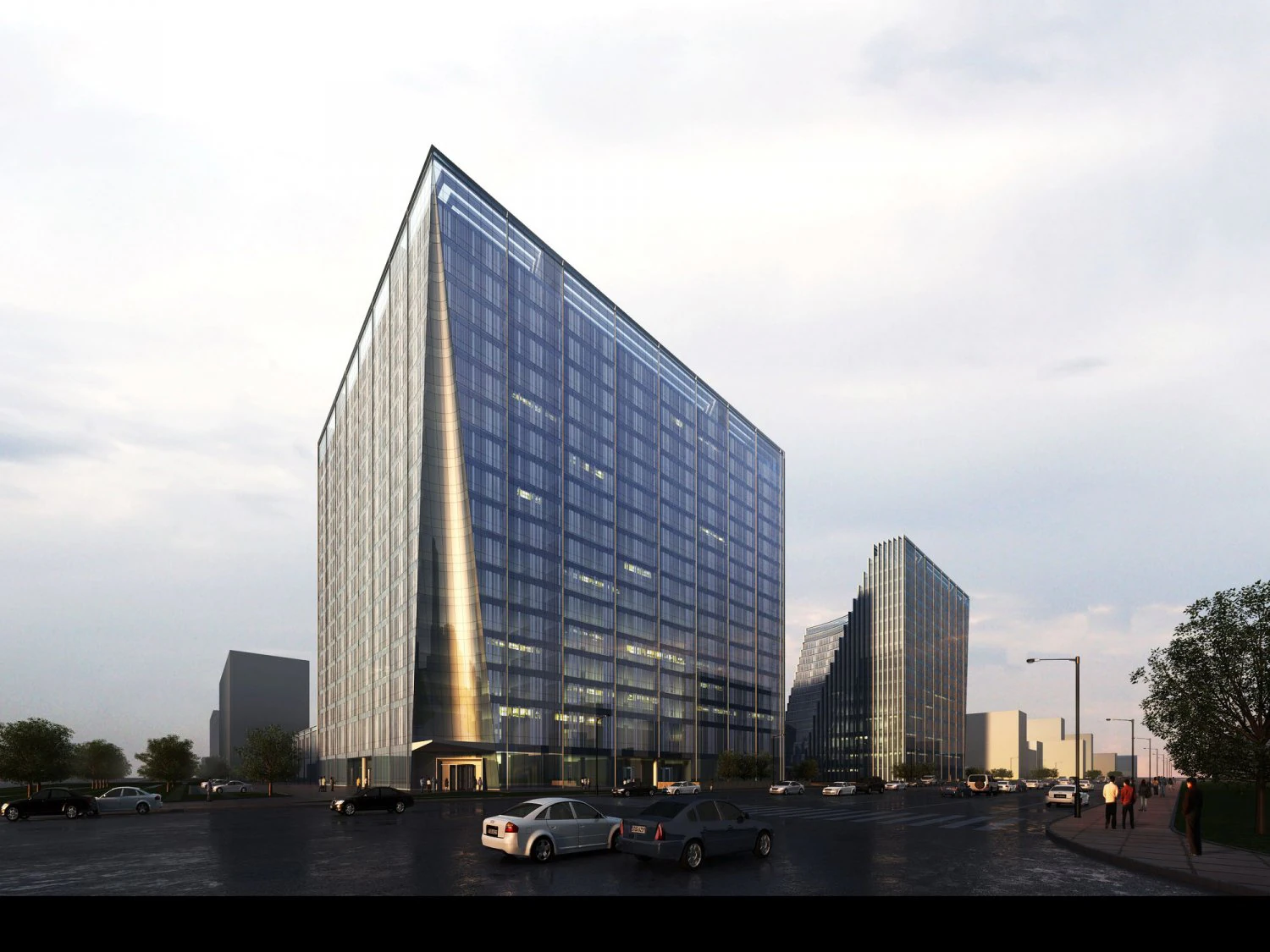 3d building 211 3D Model .c4d .max .obj .3ds .fbx .stl .blend