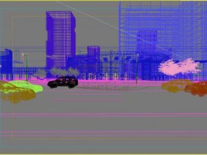 3d building 212 3D Model