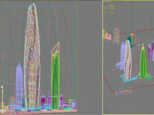 3d building 214 3D Model