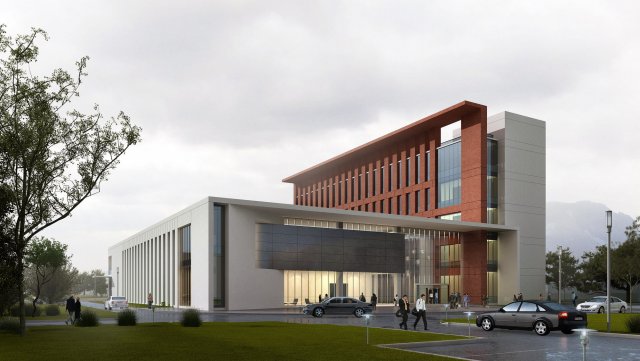 3d building 252 3D Model .c4d .max .obj .3ds .fbx .stl .blend 