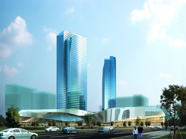 3d building 255 3D Model .c4d .max .obj .3ds .fbx .stl .blend 