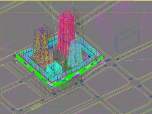 3d building 256 3D Model