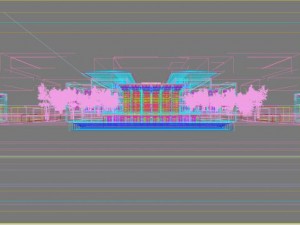 3d building 257 Model 3D