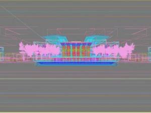 3d building 257 3D Model