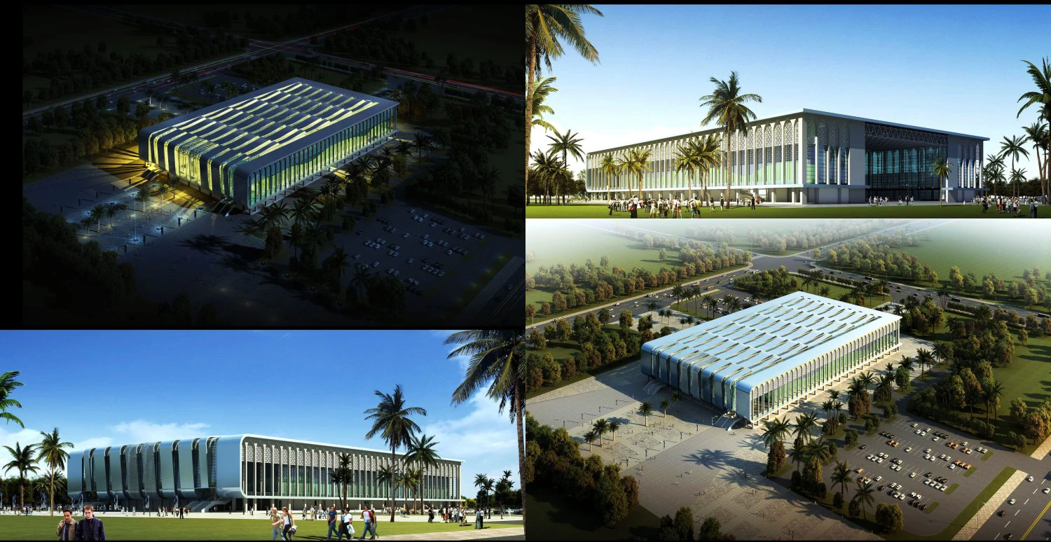 3d building 258 natatorium 3D Model .c4d .max .obj .3ds .fbx .stl .blend 