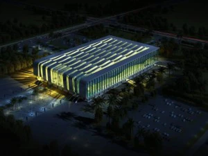 3d building 258 natatorium 3D Model