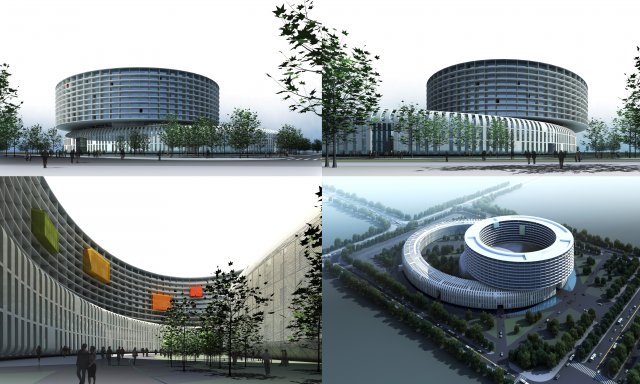 3d building 261 3D मॉडल .c4d .max .obj .3ds .fbx .stl .blend 