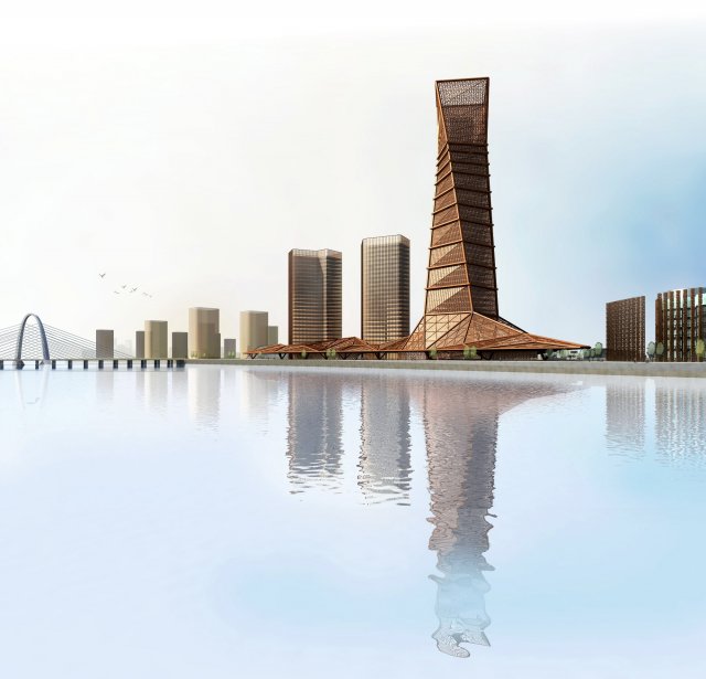3d building 263 3D Модель .c4d .max .obj .3ds .fbx .stl .blend 
