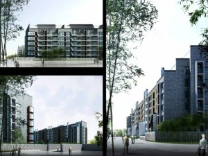 3d 건물 264 3D 모델