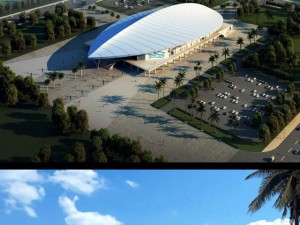 3d building 266 natatorium 3D Model