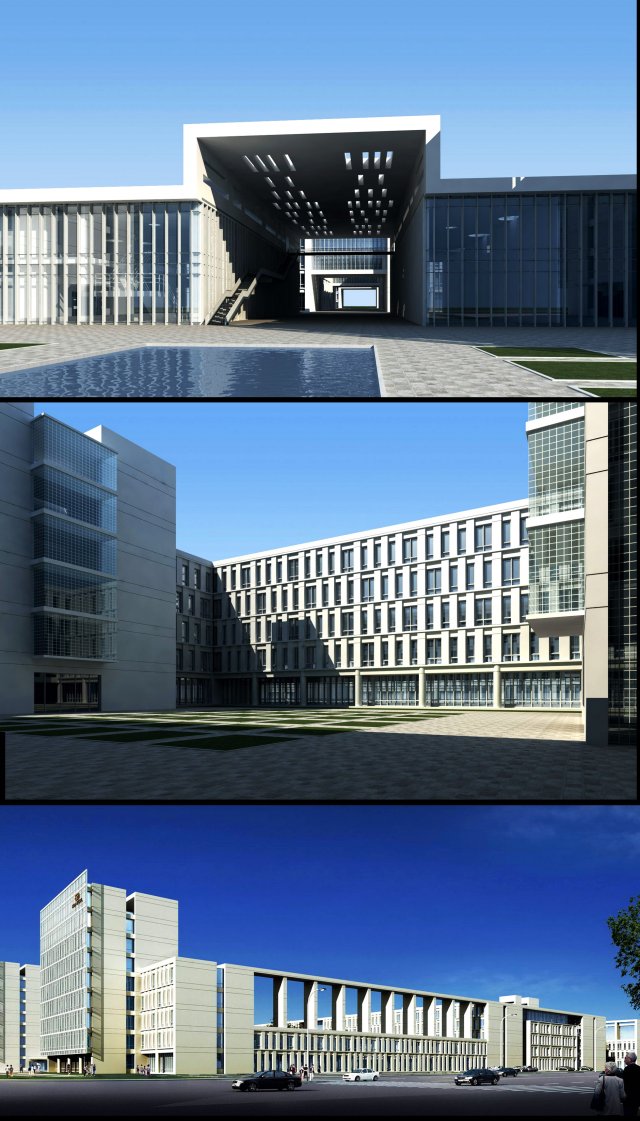 3d building 278 3D 模型 .c4d .max .obj .3ds .fbx .stl .blend 