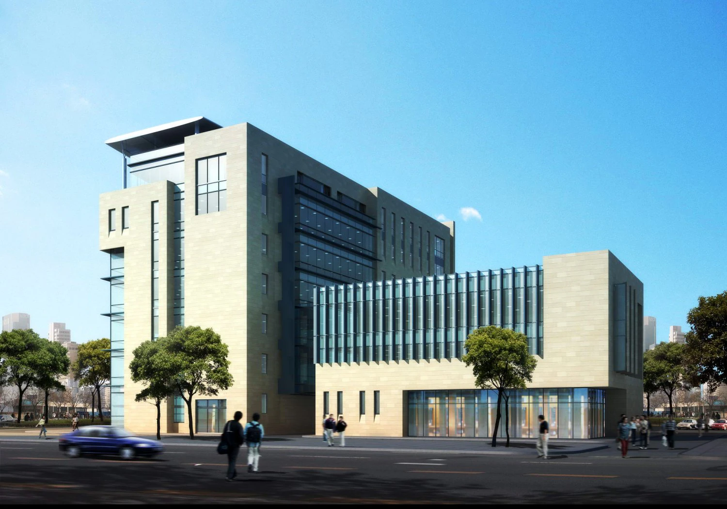 3d building 281 3D Model .c4d .max .obj .3ds .fbx .stl .blend 