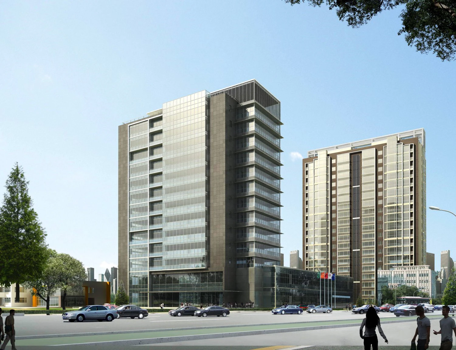 3d building 282 3D Model .c4d .max .obj .3ds .fbx .stl .blend 