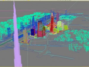 3d building 300 Modelo 3D