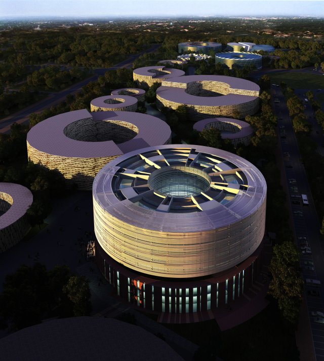 3d building 305 3D Model .c4d .max .obj .3ds .fbx .stl .blend 