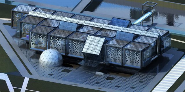 3d building 311 Modello 3D .c4d .max .obj .3ds .fbx .stl .blend 