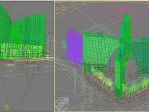 3d building 313 3D Model