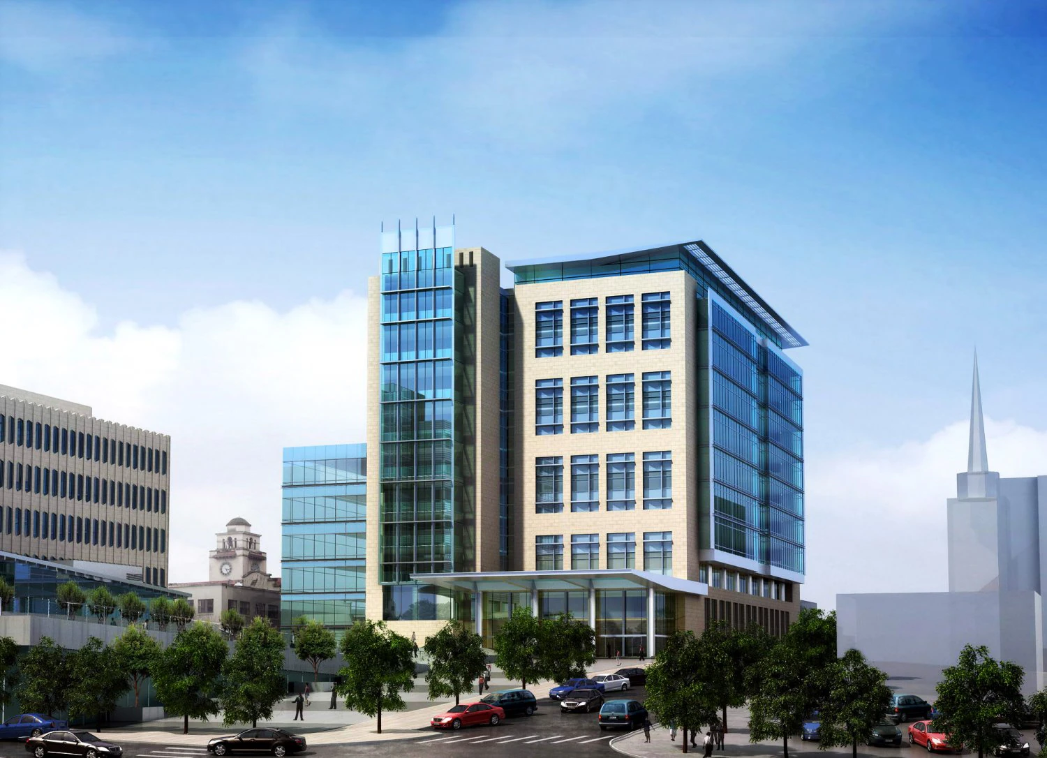 3d building 321 3D Model .c4d .max .obj .3ds .fbx .stl .blend