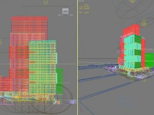 3d building 323 3D Model