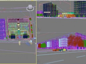 3d building 327 3D Model