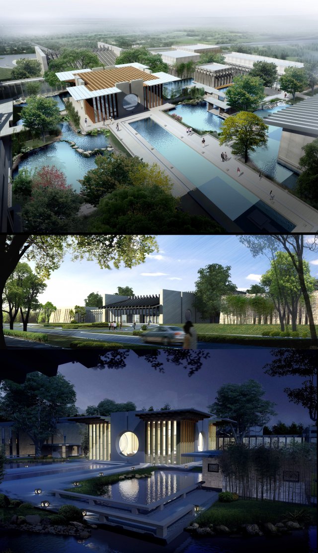 3d building 333 3D Model .c4d .max .obj .3ds .fbx .stl .blend 