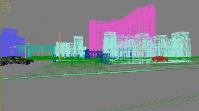 3d building 338 Model 3D .c4d .max .obj .3ds .fbx .stl .blend 