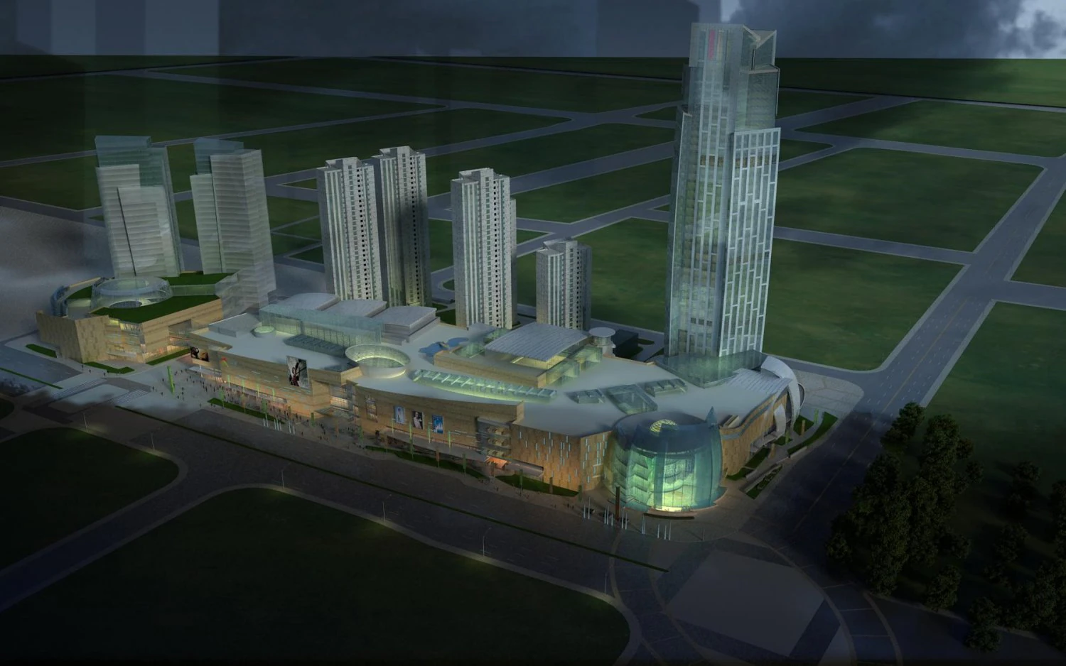 3d building 348 3D Model .c4d .max .obj .3ds .fbx .stl .blend 