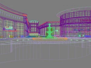 3d building 351 3D Model