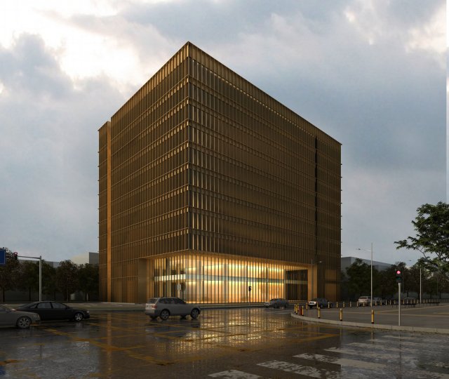 3d building 360 3D Model .c4d .max .obj .3ds .fbx .stl .blend 