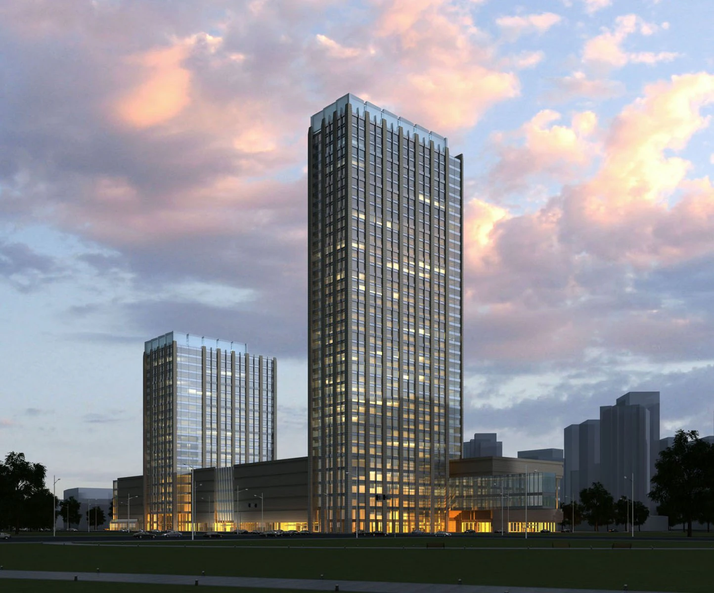 3d building 366 3D Model .c4d .max .obj .3ds .fbx .stl .blend 