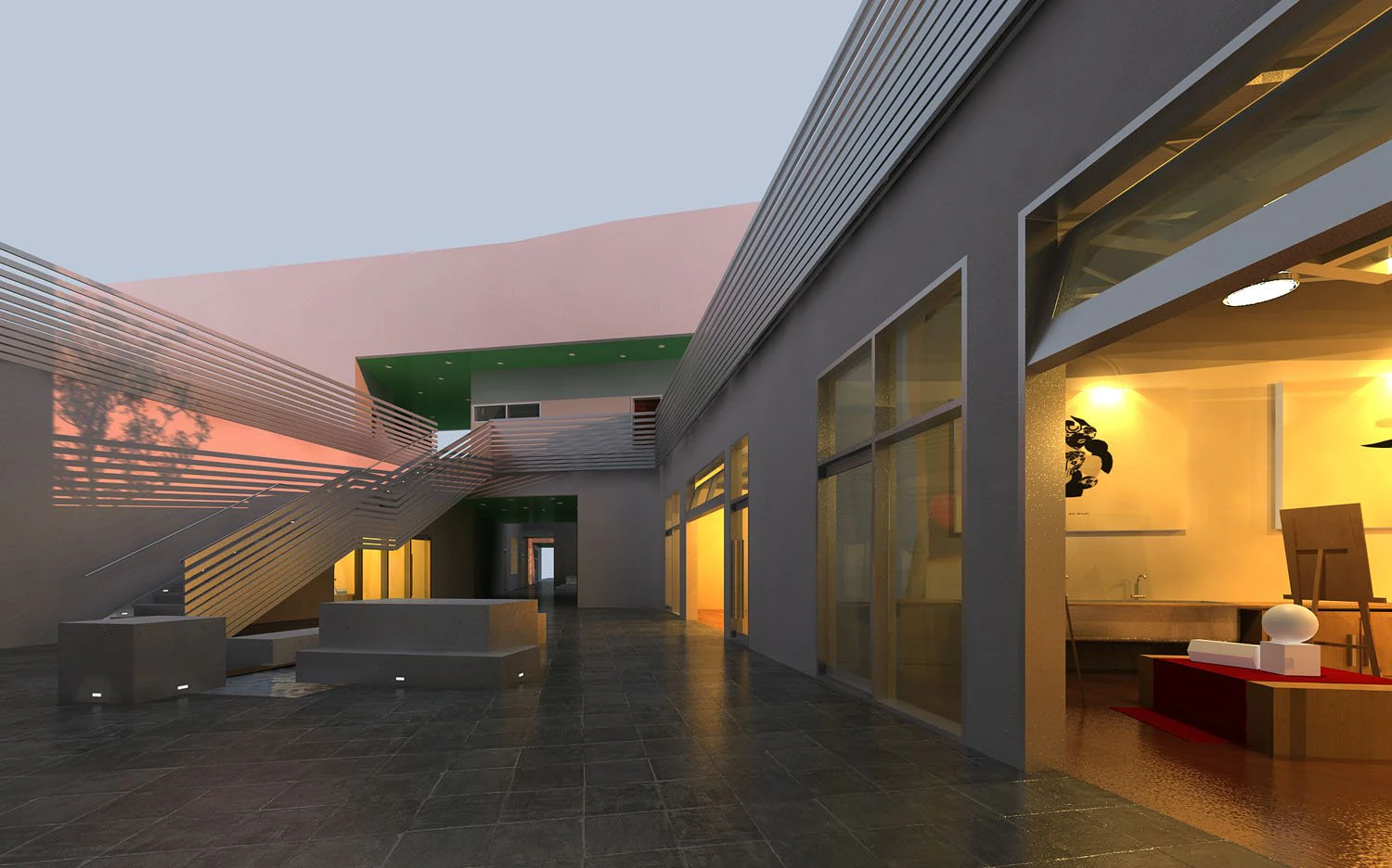 bangunan 3d 368 Model 3D .c4d .max .obj .3ds .fbx .stl .blend