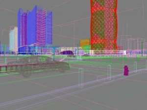 3d building 370 3D 모델