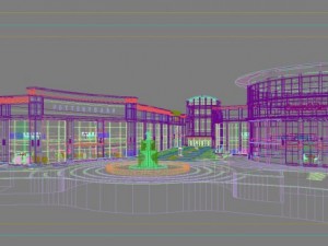 3d building 387 Model 3D